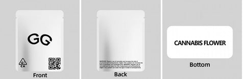 Custom Your Own 3.5 Gram Mylar Bag 4x5″ Stand-up Pouch - SpacyGas