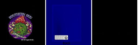 Custom Your Own 3.5 Gram Mylar Bag 4x5″ Stand-up Pouch - SpacyGas