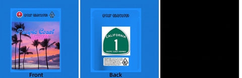 Custom Your Own 3.5 Gram Mylar Bag 4x5″ Stand-up Pouch - SpacyGas