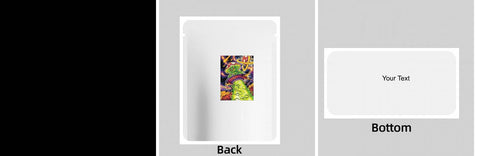 Custom Your Own 3.5 Gram Mylar Bag 4x5″ Stand-up Pouch - SpacyGas