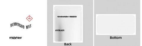 Custom Your Own 3.5 Gram Mylar Bag 4x5″ Stand-up Pouch - SpacyGas