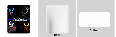Custom Your Own 3.5 Gram Mylar Bag 4x5″ Stand-up Pouch - SpacyGas